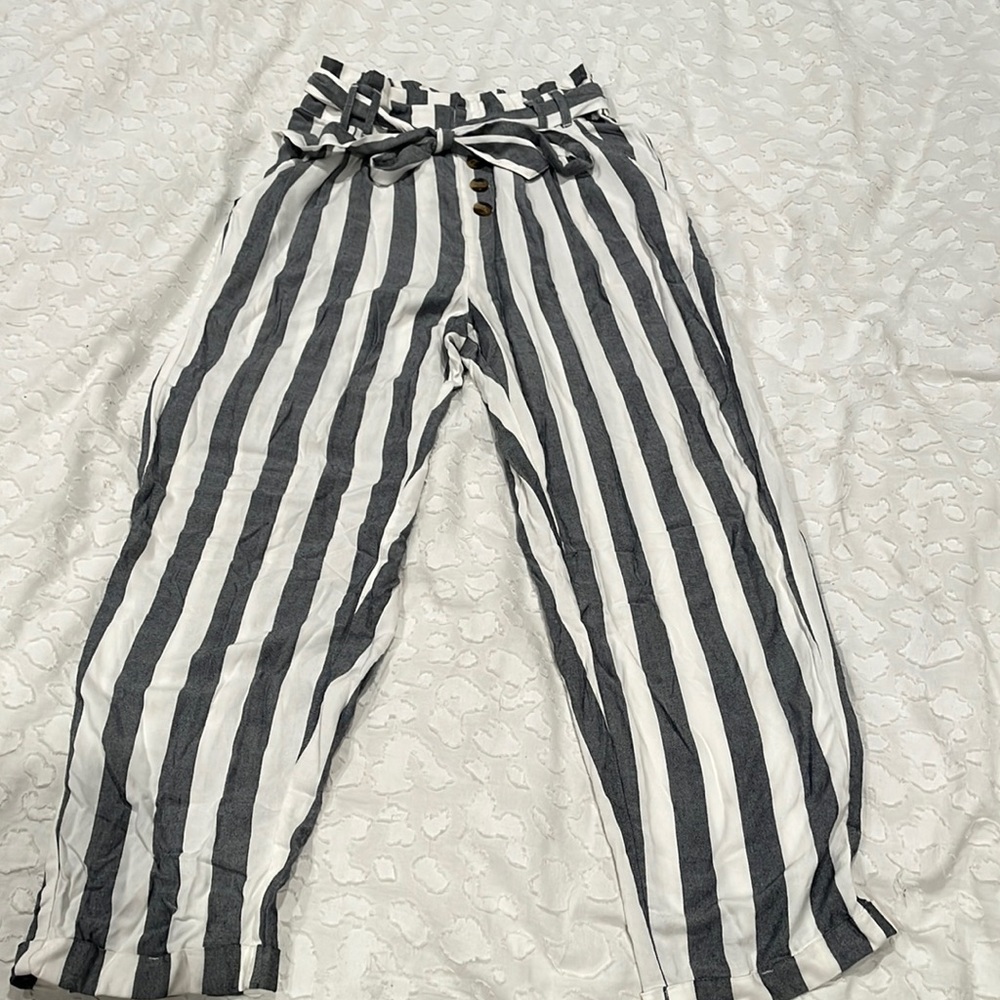 American eagle linen straight leg pants
